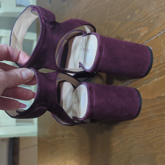 Sacha London Wine Red Sandals 8.5 - Picture 4 of 6